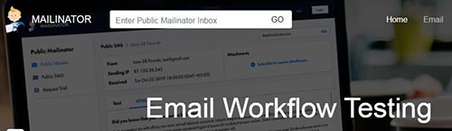 سرویس اینترنتی Mailinator